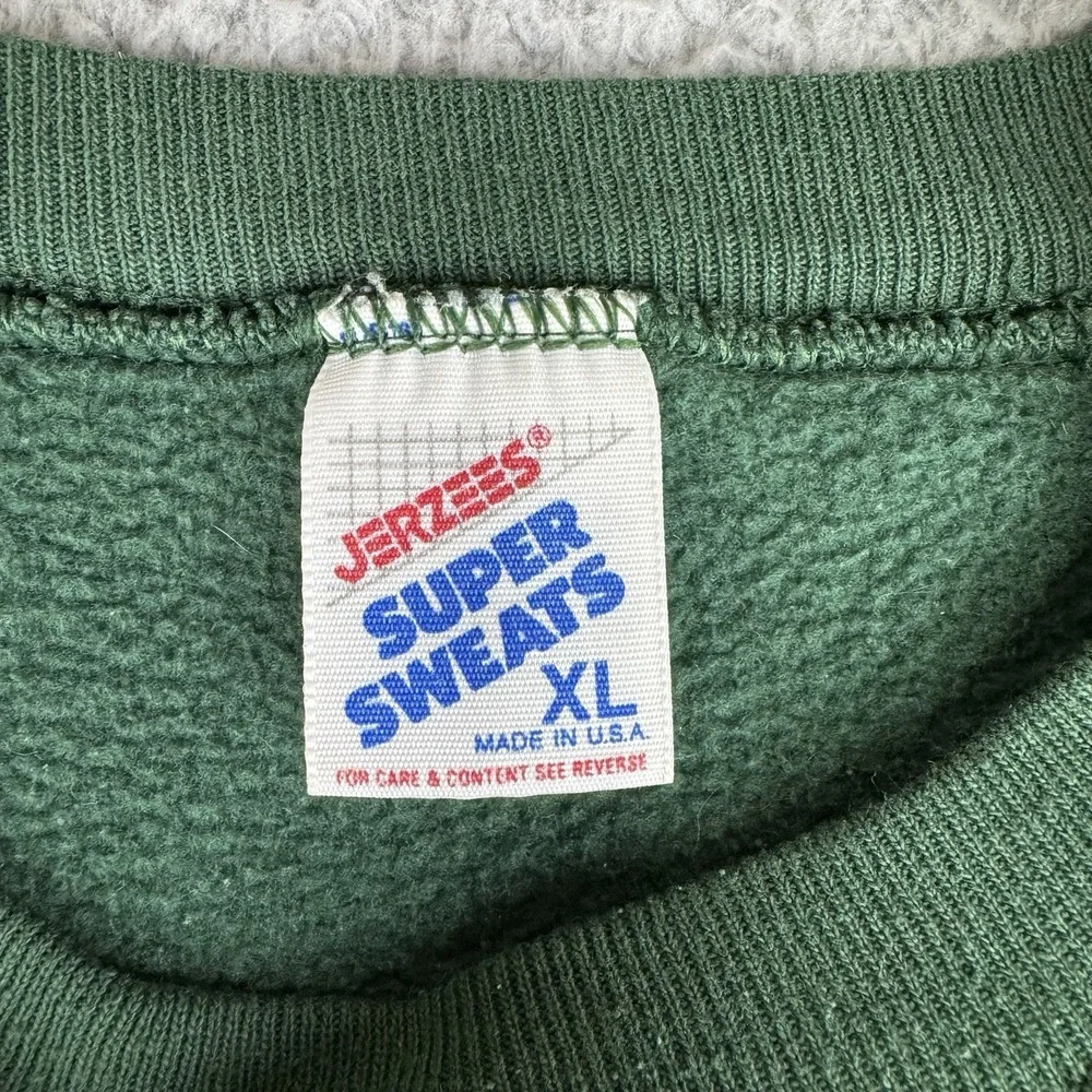 Vintage Oregon Gods Country Crewneck Sweater 90s Green‎ Men's Size Xl Jerzees